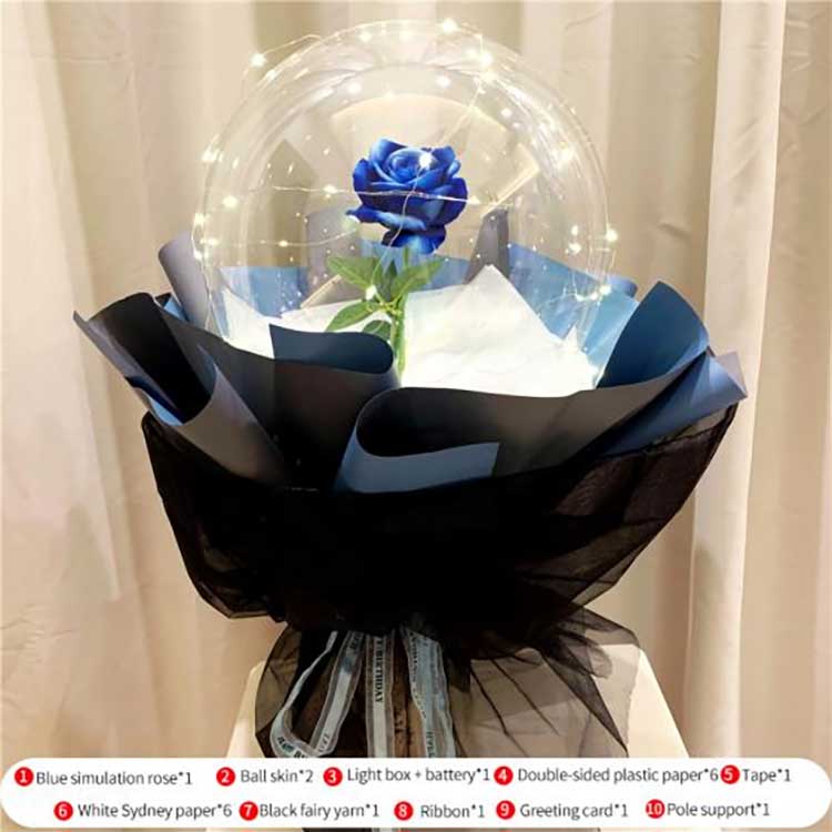 BOBO Balloon Rose setti