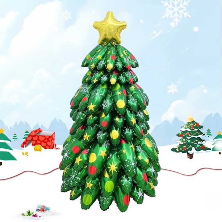 Joulukuusi seisomaan folio ilmapallo