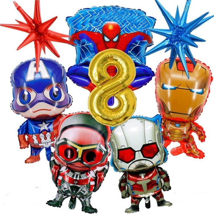 Superhero foil balloons Superhero foil balloons