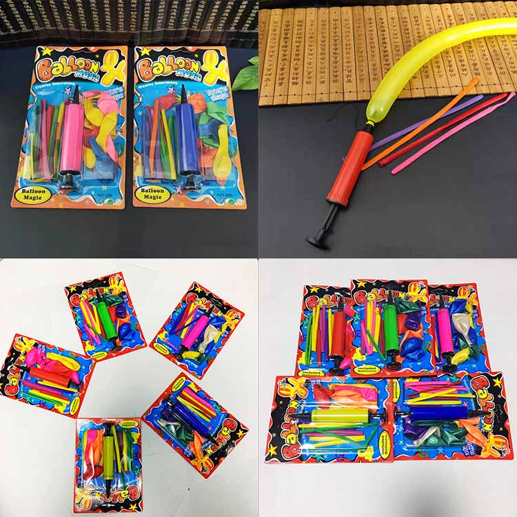 Suction card packing balloon