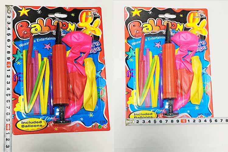 Suction card packing balloon