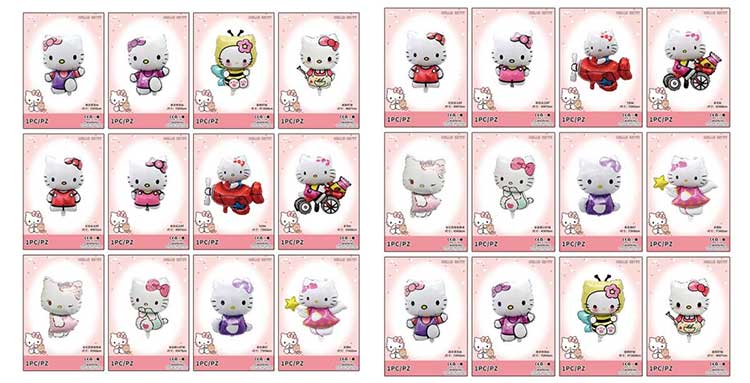 Hello Kitty Foil Balloons