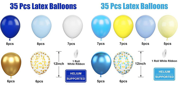 35 pcs colorful confetti balloons price