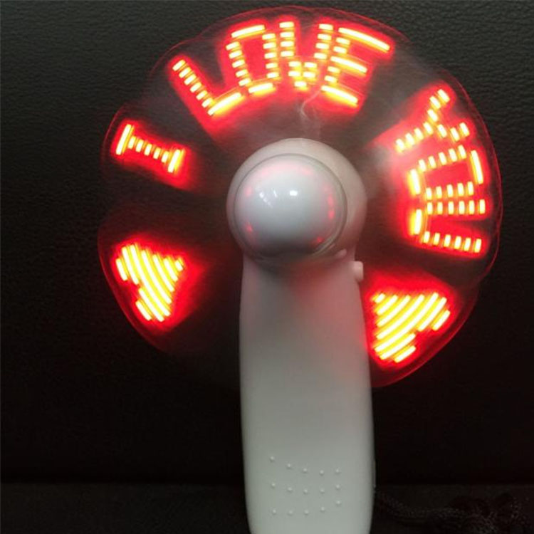LED DIY -valo säteilevä sähköinen tuuletin