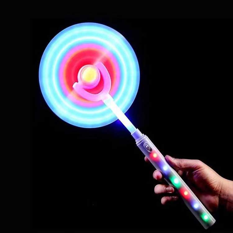 LED Tuulimylly Spinner Magic Wand