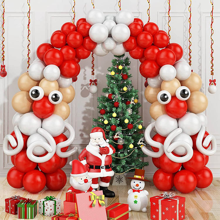 Uusi joulujuhla Latex Balloon Garland Arch Kit